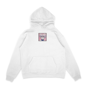 Sweat capuche blanc brode Killua Love Box Hunter × Hunter