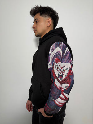 Sweat capuche noir gohan beast jacquard dragon ball z 2