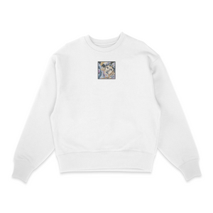 Sweatshirt blanc brode Johnny Joestar Box JoJo s Bizarre Adventure