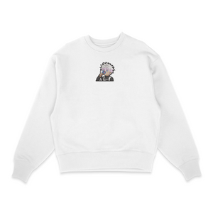 Sweatshirt blanc brode Killua Hunter x Hunter