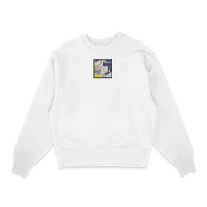 Sweatshirt blanc brode Naruto Hinata Naruto