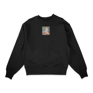 Sweatshirt noir brode Naruto Cat Naruto