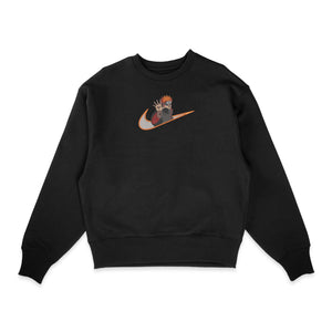 Sweatshirt noir brode Pain Rikudo Naruto nike sowelldesign
