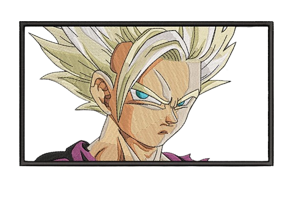 Portrait Son Gohan | Dragon Ball Z | Hoodie/Sweat brodé