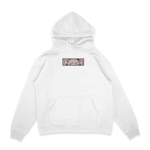 Sweat capuche blanc brode Sakura Haruno Naruto Sowelldesign