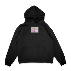 Sweat capuche noir brode Portrait Onizuka GTO