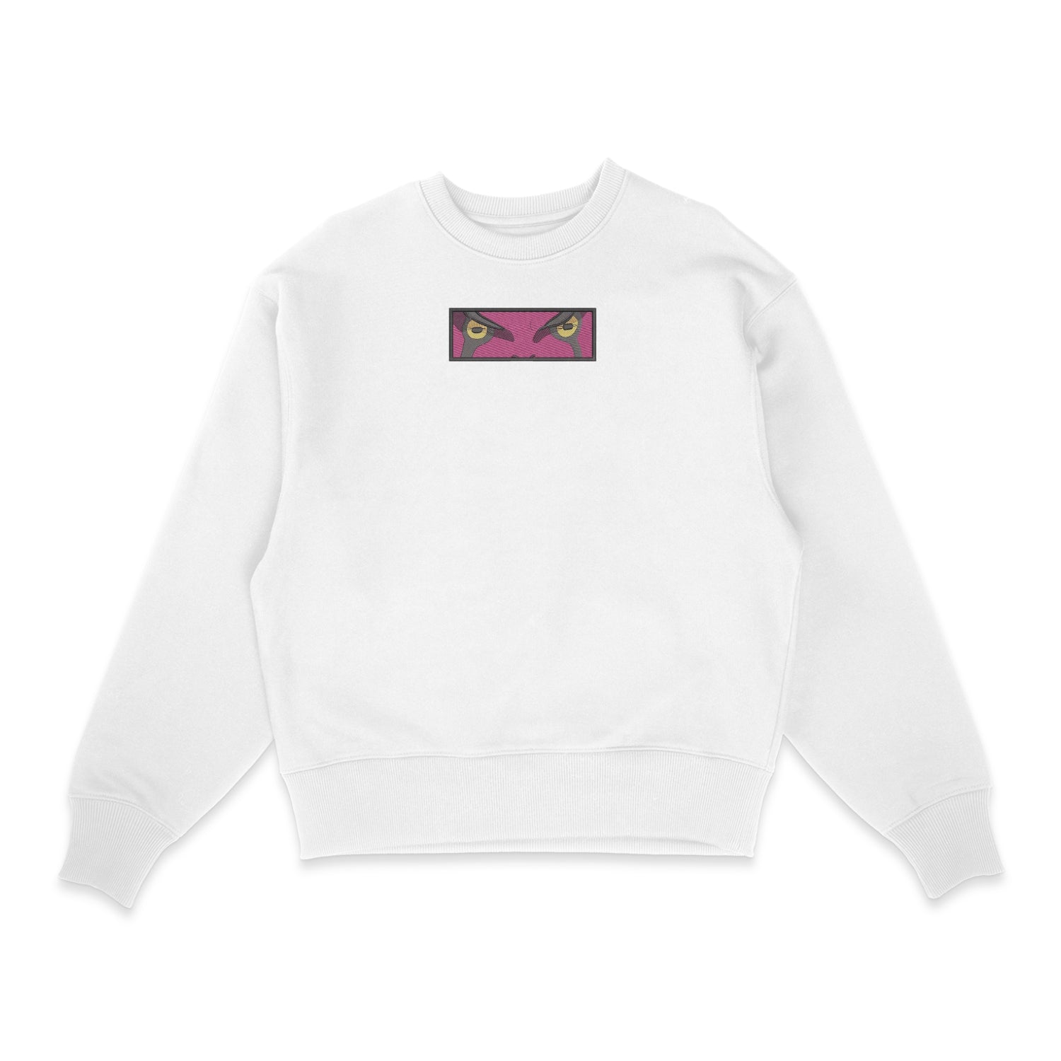 Sweatshirt blanc brode Gamaken Eyes Naruto