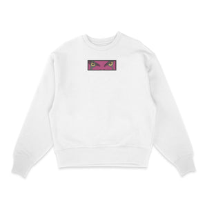 Sweatshirt blanc brode Gamaken Eyes Naruto