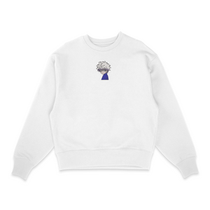 Sweatshirt blanc brode Killua Hunter × Hunter