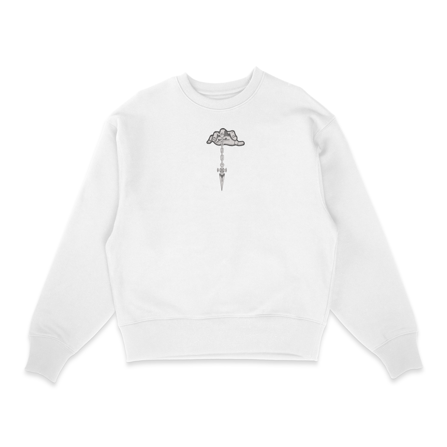 Sweatshirt blanc brode Kurapika Chain Hunter × Hunter