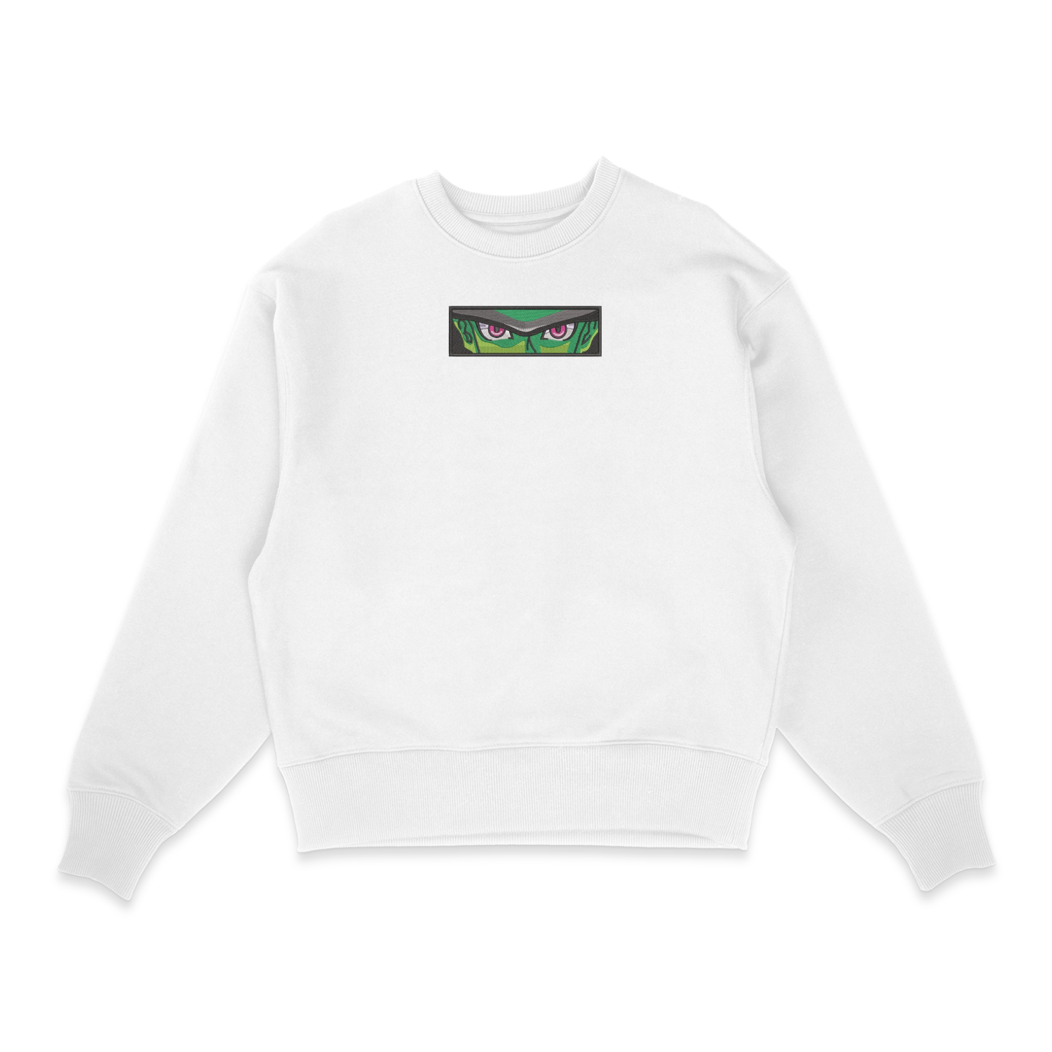 Sweatshirt blanc brode Meruem Eyes Hunter × Hunter