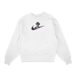 Sweatshirt blanc brode Meruem Hunter × Hunter