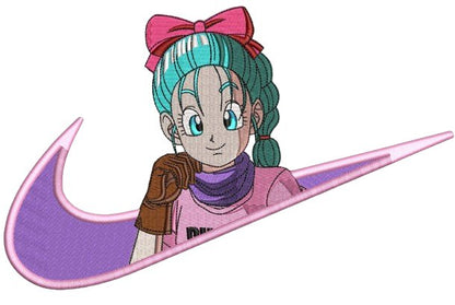 Bulma | Dragon Ball Z | Hoodie/Sweat brodé - Sowelldesign