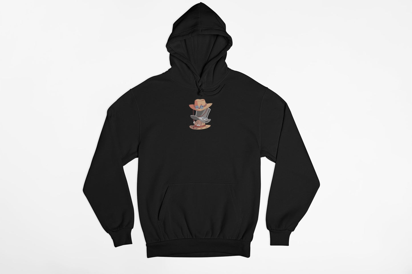 Chapeaux Luffy/Sabo/Ace | One Piece | Hoodie/Sweat brodé - Sowelldesign