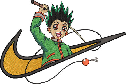 Gon Freecss 3 | Hunter x Hunter | Hoodie/Sweat brodé - Sowelldesign