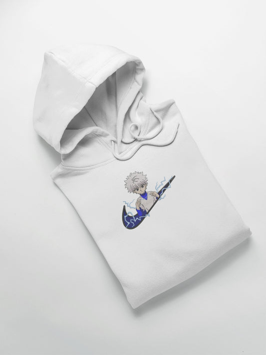 Killua Zoldyck 3 | Hunter x Hunter | Hoodie/Sweat brodé - Sowelldesign