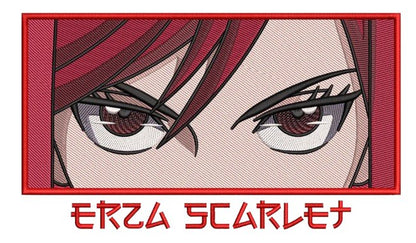 Portrait Erza Scarlet | Fairy Tail | Hoodie/Sweat brodé - Sowelldesign