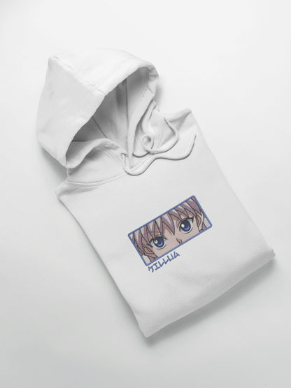 Portrait Killua Zoldyck Eyes | Hunter x Hunter | Hoodie/Sweat brodé - Sowelldesign