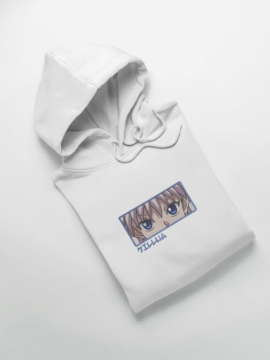 Portrait Killua Zoldyck Eyes | Hunter x Hunter | Hoodie/Sweat brodé - Sowelldesign