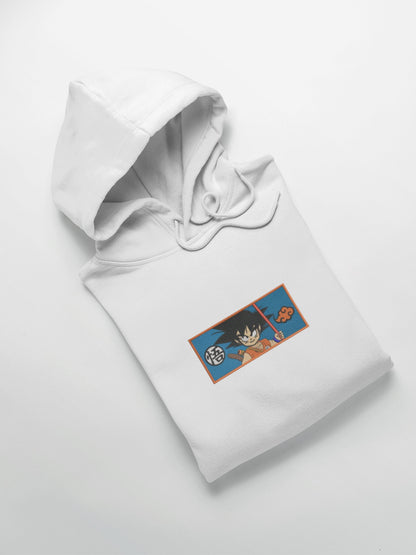 Portrait Little Goku | Dragon Ball Z | Hoodie/Sweat brodé - Sowelldesign