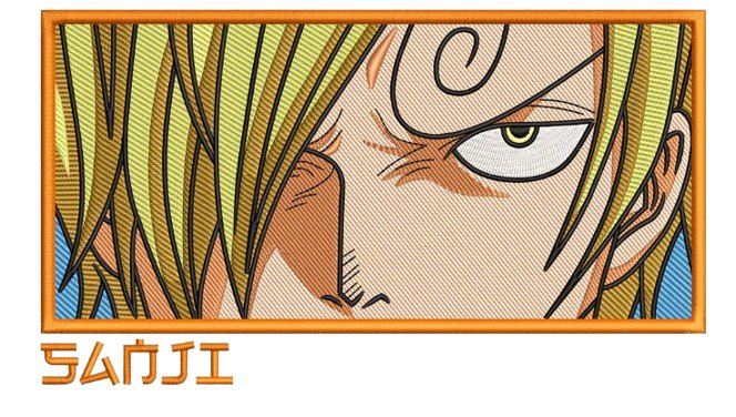 Portrait Sanji | One Piece | Hoodie/Sweat brodé - Sowelldesign