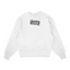 Sweat sweat col rond blanc unisexe brodé avec un design inspiré de luffy gear 5 (One Piece), style anime japonais tendance