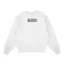 Sweat col rond blanc unisexe brodé avec un design inspiré de luffy gear 5 ( un autre) (One Piece), style anime japonais tendance