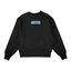Sweat col rond noir unisexe brodé avec un design inspiré de jinbe (One Piece), style anime japonais tendance