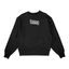 Sweat col rond noir unisexe brodé avec un design inspiré de luffy gear 5 (One Piece), style anime japonais tendance