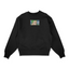 Sweat sweat col rond noir unisexe brodé avec un design inspiré de zoro roronoa (One Piece), style anime japonais tendance