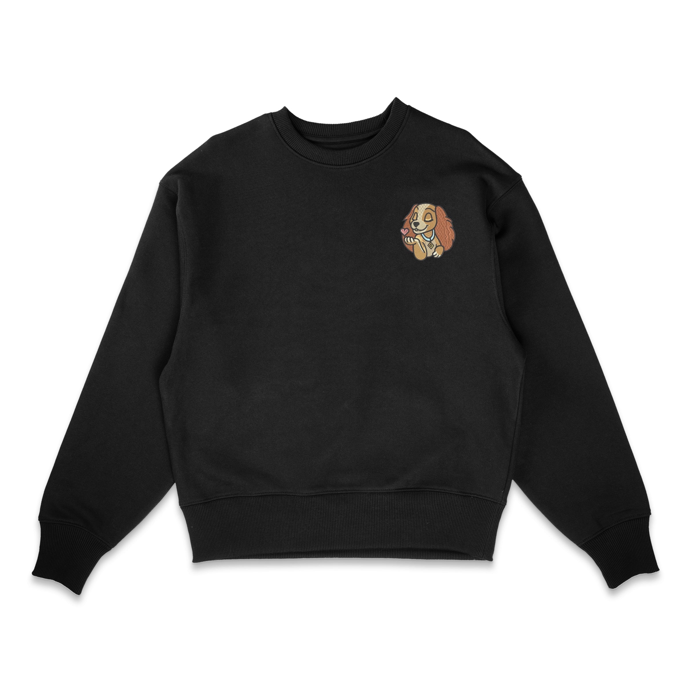 Sweat brodé Matching La Belle - La Belle et le Clochard