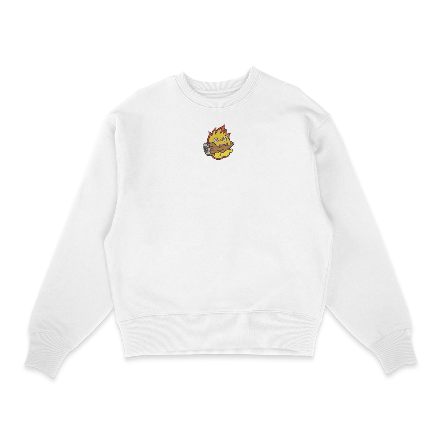 Sweat brodé Calcifer - Le Château ambulant - Sowelldesign
